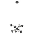 Load image into Gallery viewer, Geode Small LED Chandelier - Black Finish