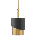 Load image into Gallery viewer, Gigi Pendant Light - Heritage Brass & Satin Black