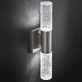 Load image into Gallery viewer, Glacial Glow LED 2-Light Wall Sconce - Display