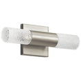 Load image into Gallery viewer, Glacial Glow LED 2-Light Wall Sconce - Brushed Nickel