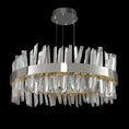 Load image into Gallery viewer, Glacier 32" LED Pendant - Chrome