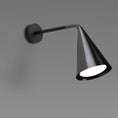Load image into Gallery viewer, Gordon Wall Sconce - Matte Black/Black Chrome Finish