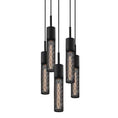 Load image into Gallery viewer, Gotham 5 Light Pendant Light - Textured Black