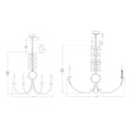 Load image into Gallery viewer, Gramercy Chandelier - Diagram