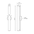 Load image into Gallery viewer, Gramercy LED Wall Sconce - Diagram