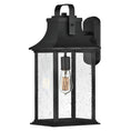 Load image into Gallery viewer, Grant Large Outdoor Wall Sconce - Textured Black Finish