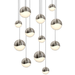 Grapes 12 Assorted Light LED Round Multipoint - Chandelier Assorted