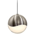 Load image into Gallery viewer, Grapes 1 Light LED Pendant - Satin Nickel/White Crystal (Medium)