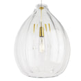 Load image into Gallery viewer, Harper Pendant - Clear Glass/Natural Brass Finish