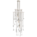 Hailee Small Sculpted Chandelier - Polished Nickel