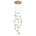 Load image into Gallery viewer, Hampton Multi-Light Pendant - Brushed Brass/Clear Glass