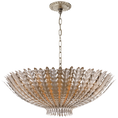 Load image into Gallery viewer, Hampton Large Chandelier - Burnished Silver Leaf