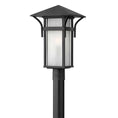 Load image into Gallery viewer, Harbor Outdoor Post Light - Satin Black