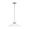 Load image into Gallery viewer, Heath Wide Pendant - Polished Nickel Finish