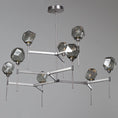 Load image into Gallery viewer, Hedra Round LED Belvedere 2-Tier Chandelier - Chilled Smoke/Gunmetal
