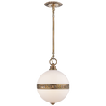 Load image into Gallery viewer, Hendricks Small Globe Pendant - Natural Brass