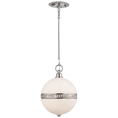Load image into Gallery viewer, Hendricks Small Globe Pendant - Polished Nickel