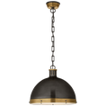 Load image into Gallery viewer, Hicks Extra Large Pendant - Bronze/Antique Brass Finish