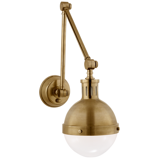 Hicks Library Light - Hand-Rubbed Antique Brass