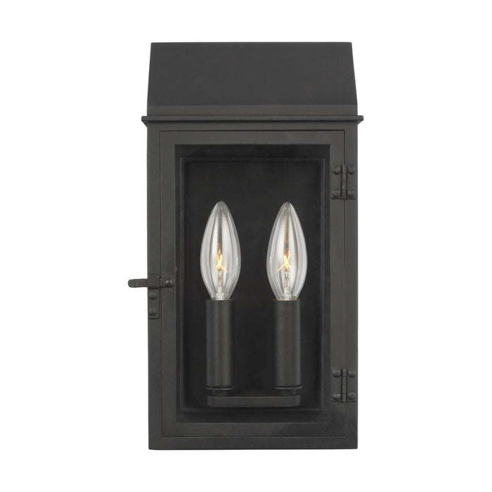 Hingham Small Outdoor Wall Sconce - Textured Black Finish