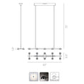 Load image into Gallery viewer, Horoscope 10-Light Linear Suspension - Digram