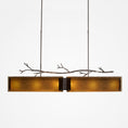 Load image into Gallery viewer, Ironwood Linear Suspension Light - Satin Nickel/Bronze Granite