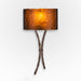 Ironwood Sprout Glass Wall Sconce - Oil Rubbed Bronze/Bronze Granite