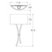 Ironwood Sprout Linen Wall Sconce - Diagram