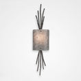 Load image into Gallery viewer, Ironwood Thistle Glass Wall Sconce - Gunmetal/Smoke Granite
