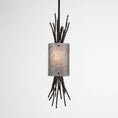 Load image into Gallery viewer, Ironwood Thistle Pendant Light - Gunmetal/Smoke Granite