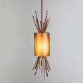 Load image into Gallery viewer, Ironwood Thistle Pendant Light - Oiled Rubbed Bronze/Bronze Granite