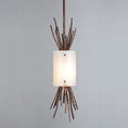 Load image into Gallery viewer, Ironwood Thistle Pendant Light - Oiled Rubbed Bronze/Frosted Granite