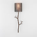 Load image into Gallery viewer, Ironwood Twig Glass Wall Sconce - Oiled Rubbed Bronze/Smoke Granite