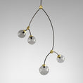 Load image into Gallery viewer, Ivy Vertical Pendant - Smoked Glass