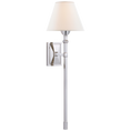 Load image into Gallery viewer, Jane Large Single Tail Sconce - Polished Nickel
