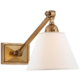 Load image into Gallery viewer, Jane Single Library Wall Light - Hand-Rubbed Antique Brass