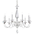Load image into Gallery viewer, Jasmine 9 Light Chandelier Polished Silver Finish