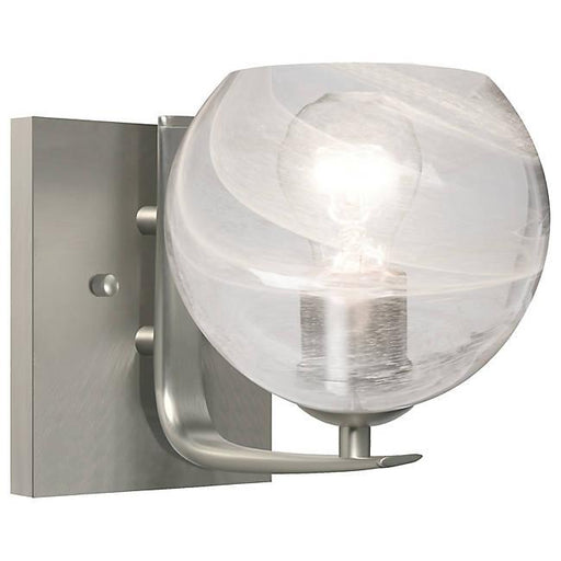 Jilly Wall Sconce - Satin Nickel/Clear