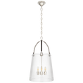 Load image into Gallery viewer, Julian Large Lantern - Polished Nickel Finish