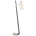 Load image into Gallery viewer, Katia Floor Lamp Ebony/Polished Nickel Finish