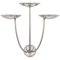 Load image into Gallery viewer, Keira Large Triple Sconce - Polished Nickel Finish