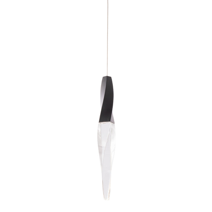 Kindjal 14" LED Mini Pendant - Black Finish