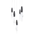 Load image into Gallery viewer, Kindjal 5-Light Pendant - Black Finish