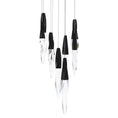 Load image into Gallery viewer, Kindjal 9-Light Pendant - Black Finish