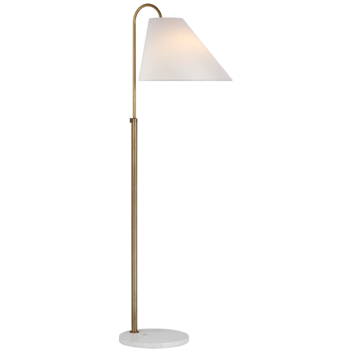 Kinsley Medium Floor Lamp Soft Brass