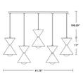 Load image into Gallery viewer, Kordan LED 5-Light Linear Suspension - Diagram