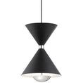 Load image into Gallery viewer, Kordan LED Mini Pendant - Matte Black & Polished Nickel