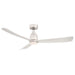 Kute 52" Ceiling Fan - Brushed Nickel Finish with Brushed Nickel Blades