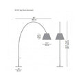 Load image into Gallery viewer, Lady Costanza Floor Lamp - Diagram