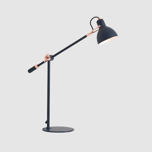 Laito Gentle Table Lamp - Navy Blue/Copper Finish